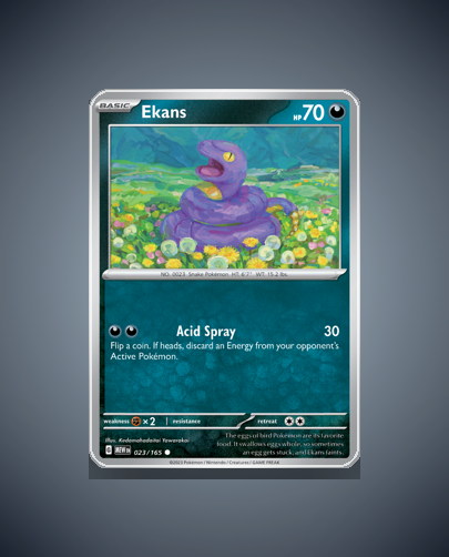 Collector’s Guide: Ekans (151 #23)