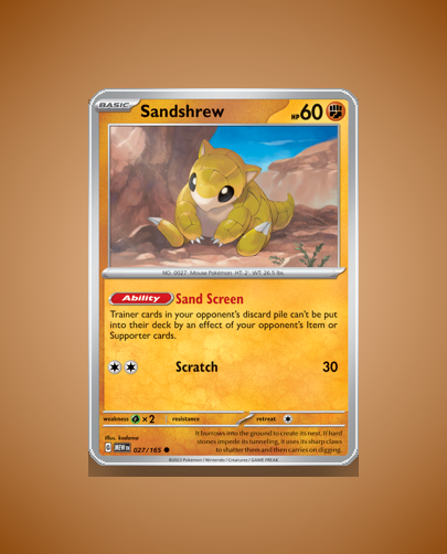 Collector’s Guide: Sandshrew (151 #27)