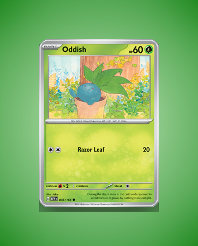 Collector’s Guide: Oddish (151 #43)