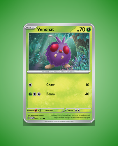 Collector’s Guide: Venonat (151 #48)