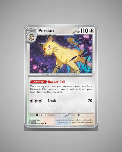 Collector’s Guide: Persian (151 #53)