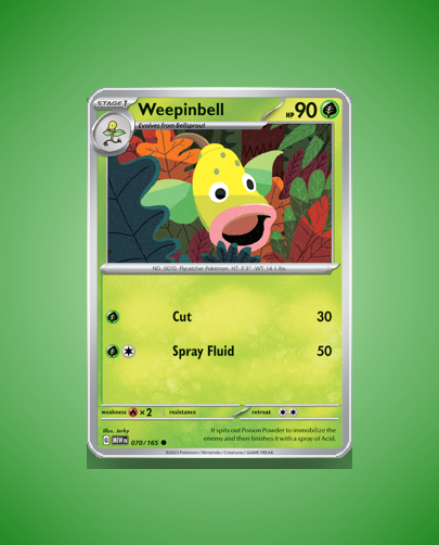 Collector’s Guide: Weepinbell (151 #70)
