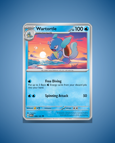 Collector’s Guide: Wartortle (151 #8)