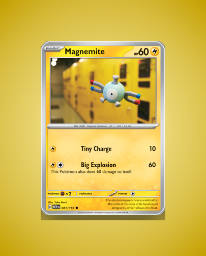 Collector’s Guide: Magnemite (151 #81)