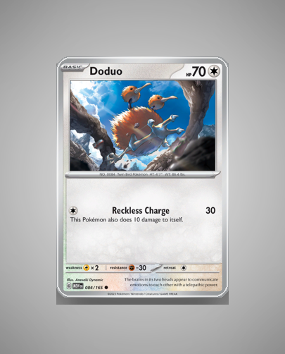 Collector’s Guide: Doduo (151 #84)