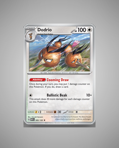 Collector’s Guide: Dodrio (151 #85)