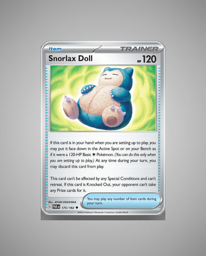 Collector’s Guide: Snorlax Doll (Paradox Rift #175)