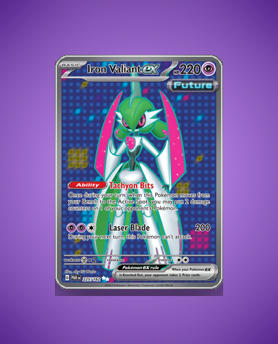 Collector’s Guide: Iron Valiant ex (Paradox Rift #225)