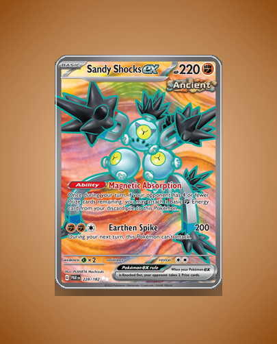 Collector’s Guide: Sandy Shocks ex (Paradox Rift #228)