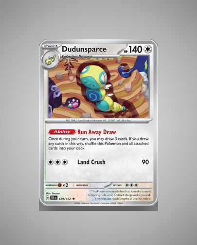 Collector’s Guide: Dudunsparce (Temporal Forces #129)