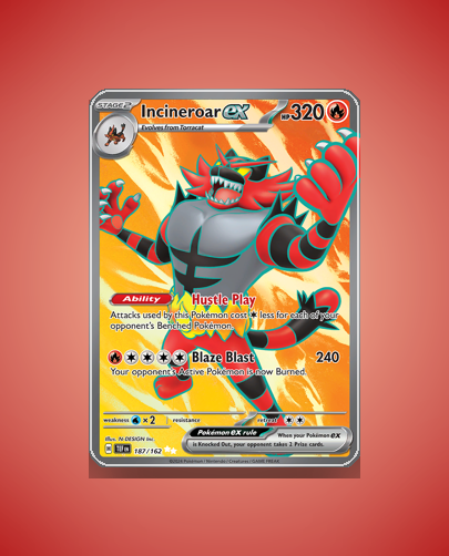 Collector’s Guide: Incineroar ex (Temporal Forces #187)