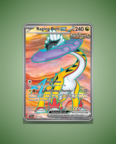 Collector’s Guide: Raging Bolt ex (Temporal Forces #196)