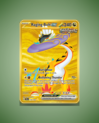 Collector’s Guide: Raging Bolt ex (Temporal Forces #218)