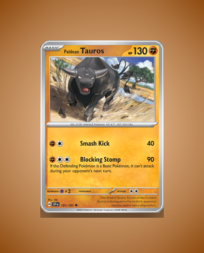 Collector’s Guide: Paldean Tauros (Surging Sparks #101)