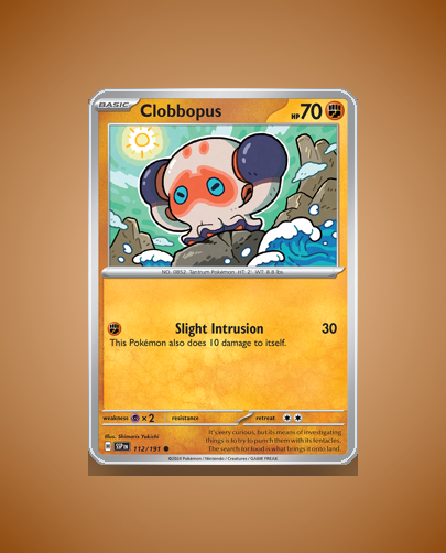 Collector’s Guide: Clobbopus (Surging Sparks #112)