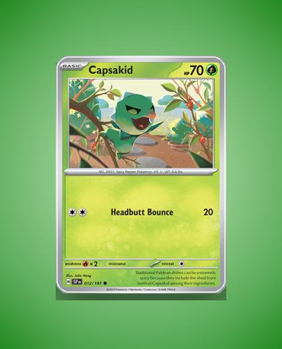 Collector’s Guide: Capsakid (Surging Sparks #12)