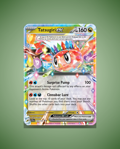 Collector’s Guide: Tatsugiri ex (Surging Sparks #142)