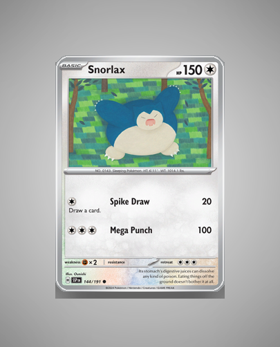 Collector’s Guide: Snorlax (Surging Sparks #144)
