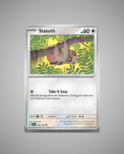 Collector’s Guide: Slakoth (Surging Sparks #145)