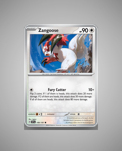 Collector’s Guide: Zangoose (Surging Sparks #149)