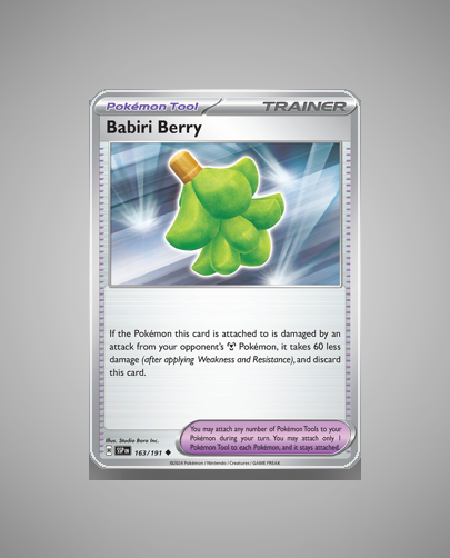 Collector’s Guide: Babiri Berry (Surging Sparks #163)