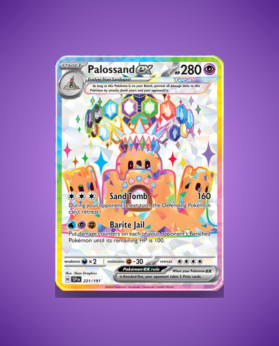 Collector’s Guide: Palossand ex (Surging Sparks #221)