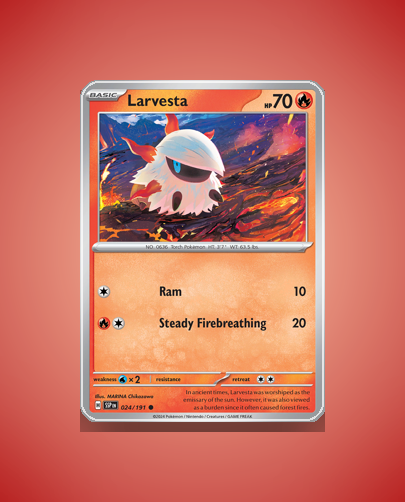 Collector’s Guide: Larvesta (Surging Sparks #24)