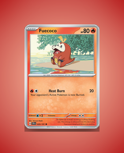 Collector’s Guide: Fuecoco (Surging Sparks #29)