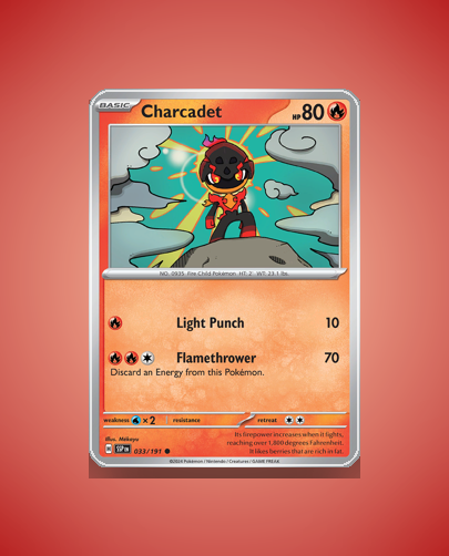 Collector’s Guide: Charcadet (Surging Sparks #33)