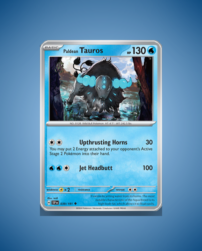 Collector’s Guide: Paldean Tauros (Surging Sparks #39)