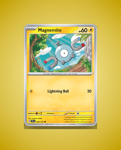 Collector’s Guide: Magnemite (Surging Sparks #58)