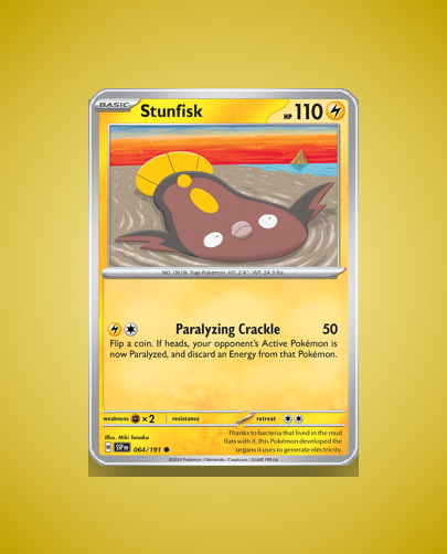 Collector’s Guide: Stunfisk (Surging Sparks #64)