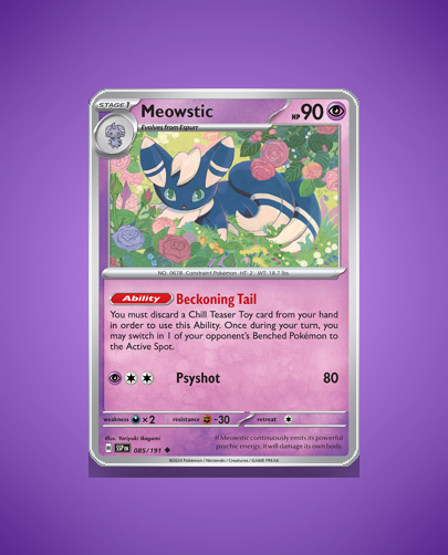 Collector’s Guide: Meowstic (Surging Sparks #85)
