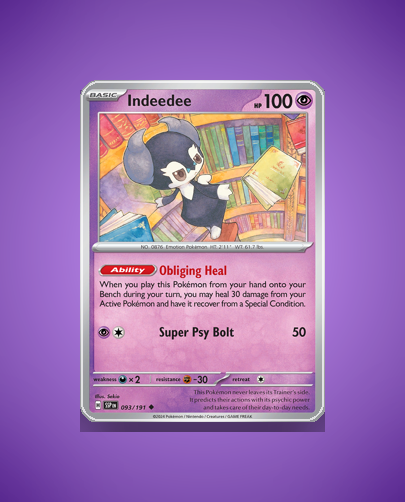 Collector’s Guide: Indeedee (Surging Sparks #93)