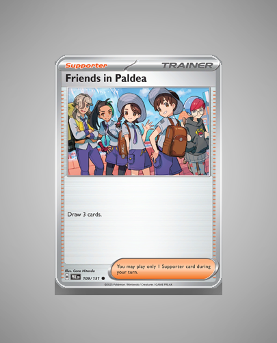 Collector’s Guide: Friends in Paldea (Prismatic Evolutions #109)