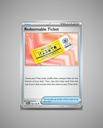 Collector’s Guide: Redeemable Ticket (Journey Together #156)