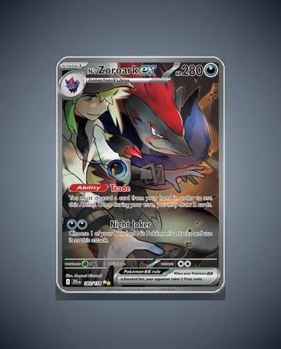 Collector’s Guide: N’s Zoroark ex (Journey Together #185)