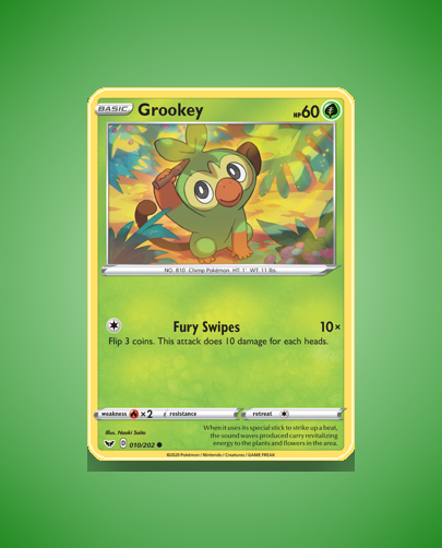 Collector’s Guide: Grookey (Sword Shield #10)