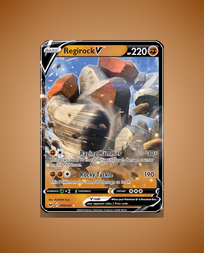 Regirock V (Sword Shield) #104