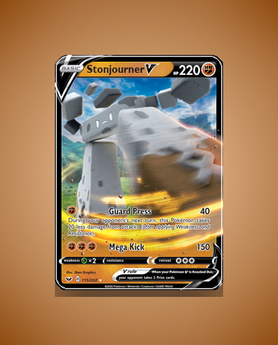 Stonjourner V (Sword Shield) #115