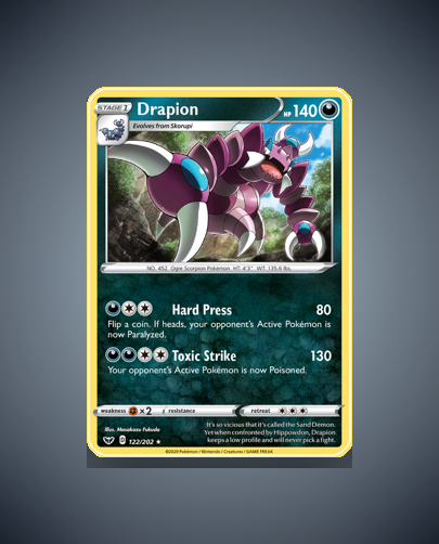 Collector’s Guide: Drapion (Sword Shield #122)