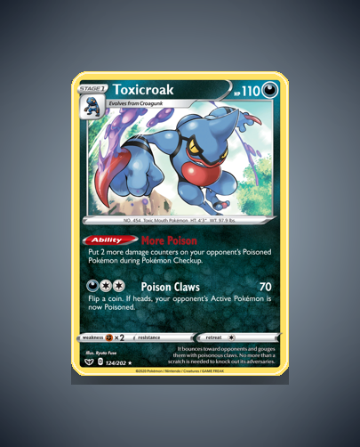 Toxicroak (Sword Shield) #124