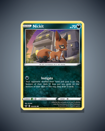 Collector’s Guide: Nickit (Sword Shield #125)