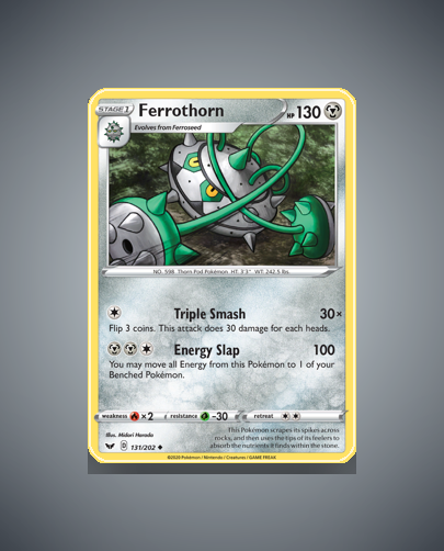 Ferrothorn (Sword Shield) #131
