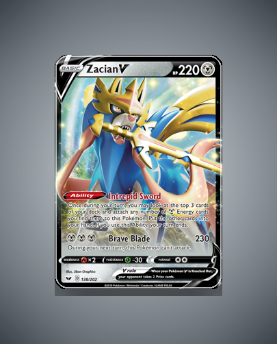 Zacian V (Sword Shield) #138