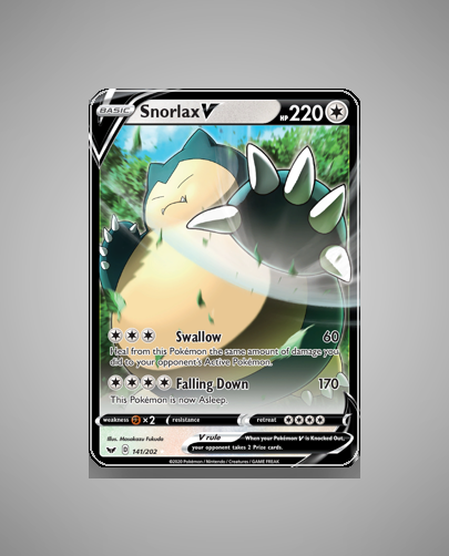 Collector’s Guide: Snorlax V (Sword Shield #141)