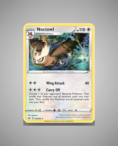 Collector’s Guide: Noctowl (Sword Shield #144)