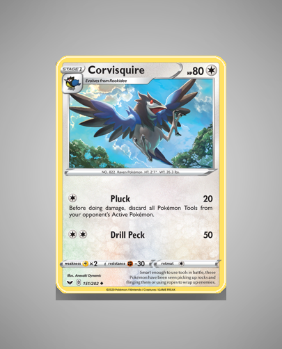 Corvisquire (Sword Shield) #151
