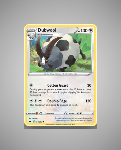 Collector’s Guide: Dubwool (Sword Shield #154)