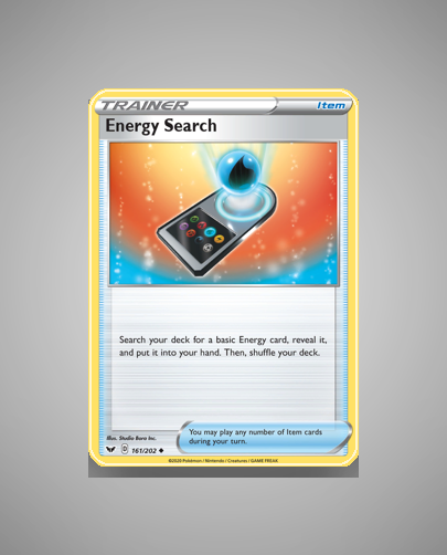 Energy Search (Sword Shield) #161